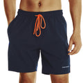HODOSPORTS Mens Swim Trunks 7" Quick-Dry Swim Shorts with Mesh Lining and Pockets (Navy,XL)