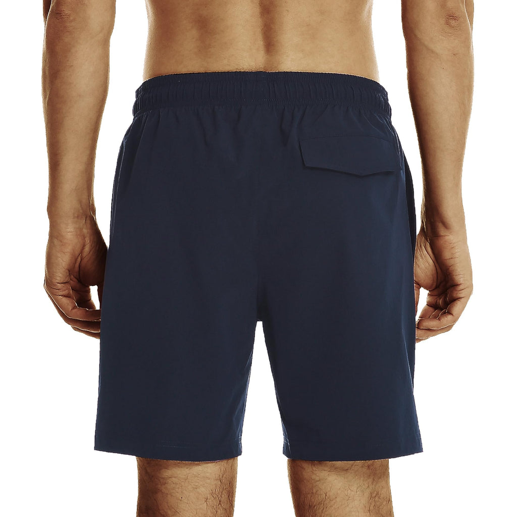 HODOSPORTS Mens Swim Trunks 7" Quick-Dry Swim Shorts with Mesh Lining and Pockets (Navy,XL)
